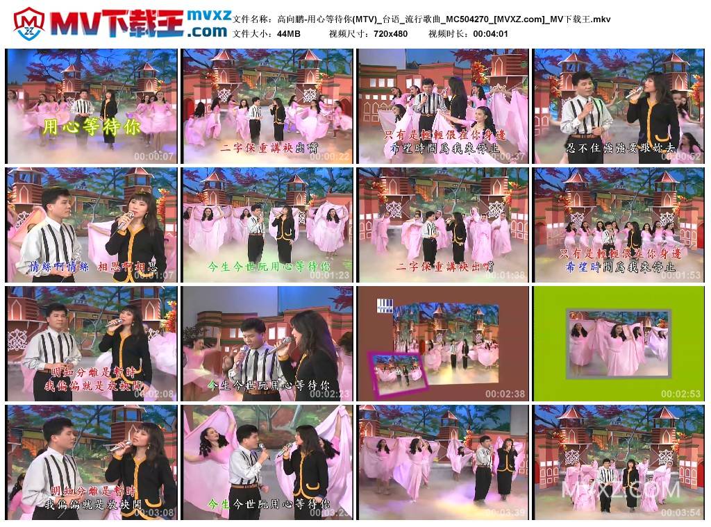 高向鹏-用心等待你(MTV)_台语_流行歌曲_MC504270